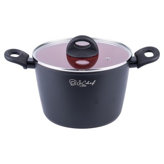 Galileo Κατσαρόλα με Καπάκι 22cm, Αντικολλητική Εσωτερική Επίστρωση...