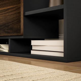 HOMCOM Κινητή τηλεόραση με ράφι τοίχου, ανοιχτά ράφια και ντουλάπι... HOMCOM Κινητή τηλεόραση με ράφι τοίχου, ανοιχτά ράφια και ντουλάπι...