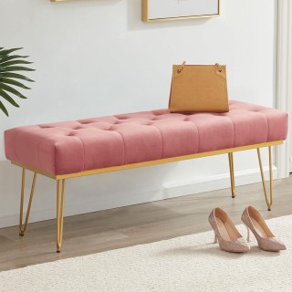 Shally Dogan Πάγκος Πέντε σε Ροζ Ύφασμα για Είσοδο Υπνοδωματίου Κα... Shally Dogan Πάγκος Πέντε σε Ροζ Ύφασμα για Είσοδο Υπνοδωματίου Κα...