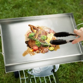 VEVOR Πλάκα Ψησίματος 23.5x16, Ανοξείδωτη, Αντικολλητική, με Λαβές ...