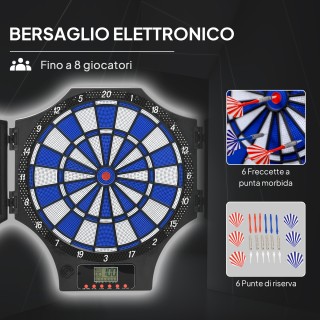 SPORTNOW Ηλεκτρονικός Στόχος Βελών με 6 Βέλη και Οθόνη LCD για 31 Π...