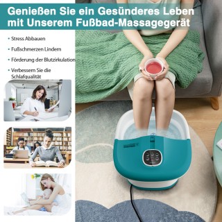 Costway Πολυλειτουργική Συσκευή Μασάζ Ποδιών με Ρυθμιζόμενη Θερμοκ... Costway Πολυλειτουργική Συσκευή Μασάζ Ποδιών με Ρυθμιζόμενη Θερμοκ...