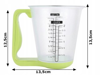 Verk Group Ηλεκτρονική Κουζινική Ζυγαριά Κούπα με LCD Οθόνη - Ζυγίζ...