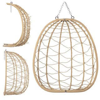 BAKAJI Κρεμαστή Πολυθρόνα Κήπου Κούνια Αιώρες Μεταλλική Μπεζ 0281... BAKAJI Κρεμαστή Πολυθρόνα Κήπου Κούνια Αιώρες Μεταλλική Μπεζ 0281...