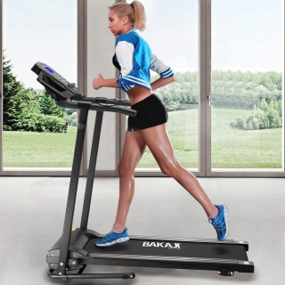 BAKAJI  Ηλεκτρικός Διάδρομος για Προπόνηση Fitness Τρέξιμο Αναδιπλο...