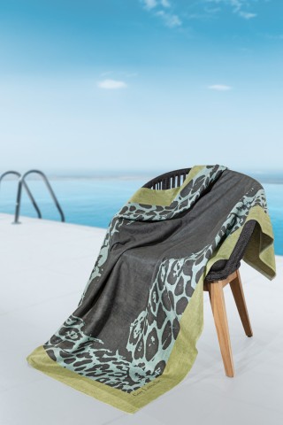 Guy Laroche Πετσέτα Θαλάσσης Velour Printed 2503/01 100x175- 113003...