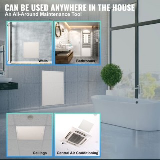 Πάνελ Πρόσβασης VEVOR για Γυψοσανίδα & Οροφή, 24x24, Ασημί  JXMBD24...