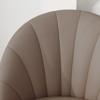 Σετ 2 Καρέκλες Τραπεζαρίας από PU Δέρμα με Μεταλλικά Πόδια και Πλάτ...