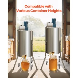 VEVOR Ηλεκτρικός Εξαγωγέας Μελιού 3 Πλαισίων Ανοξείδωτος DDYMJ30BXG... VEVOR Ηλεκτρικός Εξαγωγέας Μελιού 3 Πλαισίων Ανοξείδωτος DDYMJ30BXG...