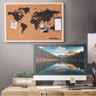 BAKAJI Πίνακας Ανακοινώσεων Υδρόγειος Σφαίρα από Φελλό με Πλαίσιο ... BAKAJI Πίνακας Ανακοινώσεων Υδρόγειος Σφαίρα από Φελλό με Πλαίσιο ...