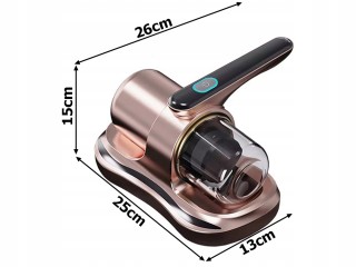 Verk Group Φορητός Απορροφητήρας Ακάρεων Χωρίς Σακούλα με Φίλτρο κα...