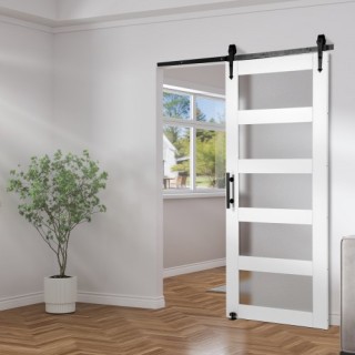 VEVOR Κιτ Συρόμενης Πόρτας Αχυρώνα 36 x 84 Ξύλο και Γυαλί BLGCMTZS... VEVOR Κιτ Συρόμενης Πόρτας Αχυρώνα 36 x 84 Ξύλο και Γυαλί BLGCMTZS...