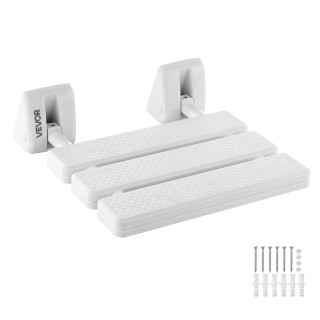 VEVOR Αναδιπλούμενο Κάθισμα Ντους Τοίχου 317 mm από PP με Πλαίσιο Α... VEVOR Αναδιπλούμενο Κάθισμα Ντους Τοίχου 317 mm από PP με Πλαίσιο Α...