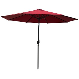 BAKAJI Ομπρελόνι Κήπου Μπορντό με Αεραγωγό και Ρυθμιζόμενη Κλίση με... BAKAJI Ομπρελόνι Κήπου Μπορντό με Αεραγωγό και Ρυθμιζόμενη Κλίση με...