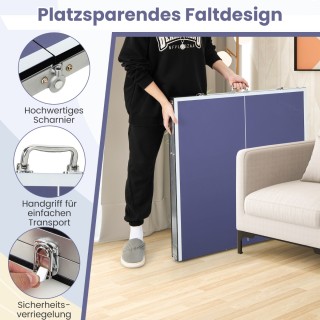 Costway Σετ Πινγκ Πονγκ με Πτυσσόμενο Τραπέζι και Αξεσουάρ για Παιδ... Costway Σετ Πινγκ Πονγκ με Πτυσσόμενο Τραπέζι και Αξεσουάρ για Παιδ...