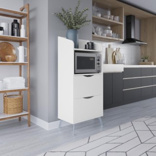 Shally Dogan Πολυλειτουργικό Ντουλάπι με 2 Συρτάρια και 1 Ράφι, Λευ...