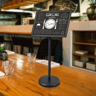 Βάση Πινακίδας VEVOR, Ρυθμιζόμενη Κάθετη/Οριζόντια, 11x17, Μαύρη  B...