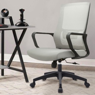 Shally Dogan Γκρι Καρέκλα Γραφείου Πολυθρόνα για Γραφείο Στούντιο ... Shally Dogan Γκρι Καρέκλα Γραφείου Πολυθρόνα για Γραφείο Στούντιο ...