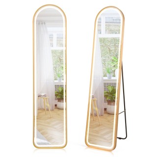 Costway LED Φωτιζόμενος Καθρέφτης Ολόσωμος με Ρυθμιζόμενο Φωτισμό ... Costway LED Φωτιζόμενος Καθρέφτης Ολόσωμος με Ρυθμιζόμενο Φωτισμό ...