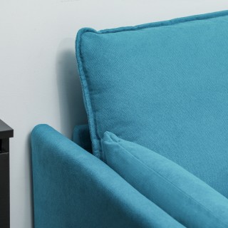 HOMCOM Αρθρωτός Καναπές 3 Θέσεων με Υποπόδιο και Μαξιλάρια Επένδυση... HOMCOM Αρθρωτός Καναπές 3 Θέσεων με Υποπόδιο και Μαξιλάρια Επένδυση...