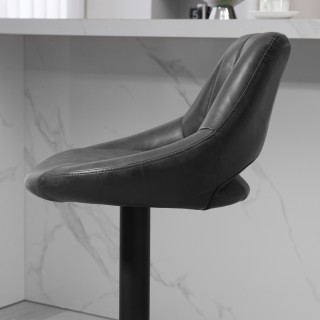 Σετ από 2 Σκαμπό Μπαρ με Ρυθμιζόμενο Ύψος, Υποπόδιο και Περιστρεφό... Σετ από 2 Σκαμπό Μπαρ με Ρυθμιζόμενο Ύψος, Υποπόδιο και Περιστρεφό...