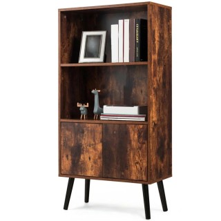 BAKAJI Κινητή Βιβλιοθήκη 2 Ράφια + Πόρτα Ντουλάπι Ξύλινο Μοντέρνος... BAKAJI Κινητή Βιβλιοθήκη 2 Ράφια + Πόρτα Ντουλάπι Ξύλινο Μοντέρνος...