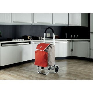 Galileo Καρότσι αγορών 33 L σε πολυεστέρα με δομή αλουμινίου, 2 ρόδ...