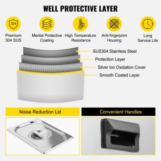 VEVOR 10L Υπερηχητικός Καθαριστής Διπλής Συχνότητας με Θερμαντήρα γ... VEVOR 10L Υπερηχητικός Καθαριστής Διπλής Συχνότητας με Θερμαντήρα γ...