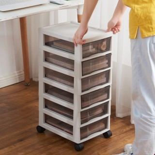 BAKAJI  Συρταριέρα Καρότσι Εξοικονόμησης Χώρου από Πολυπροπυλένιο μ...