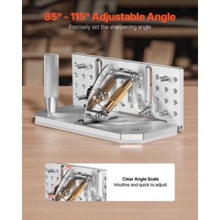 VEVOR Ρυθμιζόμενη Γωνία Λείανσης Μαχαιριού 85° - 115° MCYBJJ8511505...