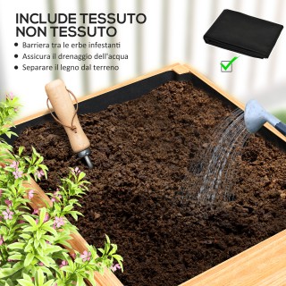 Outsunny Εξωτερική Ζαρντινιέρα από Ξύλο Έλατου Χωρισμένη σε 3 Περι... Outsunny Εξωτερική Ζαρντινιέρα από Ξύλο Έλατου Χωρισμένη σε 3 Περι...