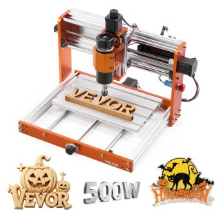 VEVOR Μηχανή CNC Router 500W, 3-Άξονη με Χώρο Εργασίας 300x180x80mm...