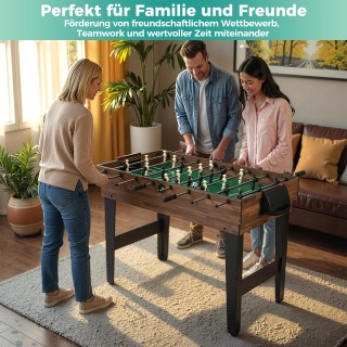 Costway Πολυλειτουργικό Τραπέζι Παιχνιδιών 10-σε-1  με Ποδοσφαιράκι...