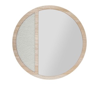 Ostaria Καθρέφτης mdf Sherpa Otawa Φυσικός με Κράφτ Κουτί -36804 Ostaria Καθρέφτης mdf Sherpa Otawa Φυσικός με Κράφτ Κουτί -36804