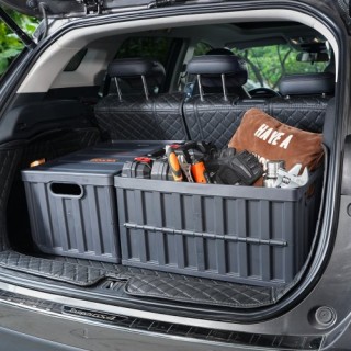 Πτυσσόμενα Κουτιά Αποθήκευσης VEVOR με Καπάκια, 65L, Σετ 3 τεμαχίων...