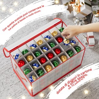 BAKAJI Κουτί Οργάνωσης Χριστουγεννιάτικων Στολισμών Χωρητικότητα 11...