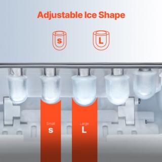 VEVOR Φορητή Παγομηχανή Πάγκου 26 Λίβρες/24 Ώρες με Αυτοκαθαρισμό κ... VEVOR Φορητή Παγομηχανή Πάγκου 26 Λίβρες/24 Ώρες με Αυτοκαθαρισμό κ...