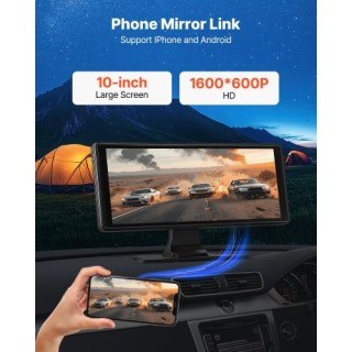 VEVOR Οθόνη Αυτοκινήτου 10 με CarPlay & Κάμερα Εμπρός/Πίσω CZZKP10I...