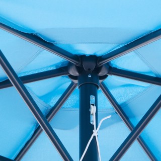 Outsunny  Ομπρέλα κήπου Ø2.7x2.4 m με μανιβέλα και κλίση κεφαλής απ...