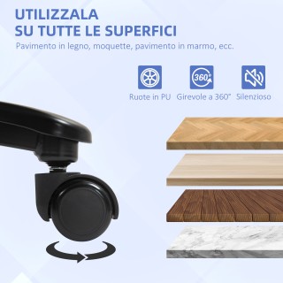 HOMCOM Ενισχυμένη Καρέκλα Γραφείου με Χωρητικότητα 200kg, Περιστρε... HOMCOM Ενισχυμένη Καρέκλα Γραφείου με Χωρητικότητα 200kg, Περιστρε...