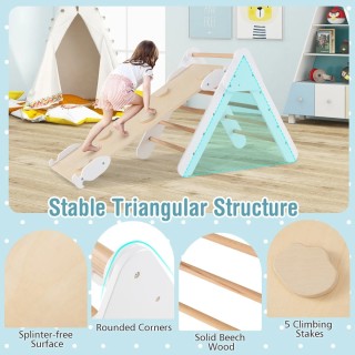 Σετ 3 Παιχνίδια Αναρρίχησης 98 x 40 cm- Λευκό TS10167HS Costway