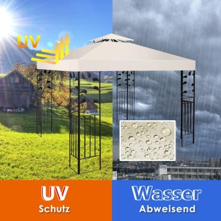 Costway  Αντικαταστάσιμο Κάλυμμα Κιόσκι Βεράντας 300x300 εκ. - Αδιά...