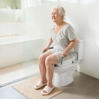 VEVOR Αναβαθμισμένο Κάθισμα Τουαλέτας με Χειρολαβές για Ηλικιωμένου... VEVOR Αναβαθμισμένο Κάθισμα Τουαλέτας με Χειρολαβές για Ηλικιωμένου...