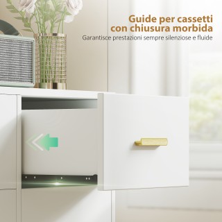 Τουαλέτα με Καθρέπτη και Ρυθμιζόμενα Φώτα LED, 6 Συρτάρια, 2 Ράφια ... Τουαλέτα με Καθρέπτη και Ρυθμιζόμενα Φώτα LED, 6 Συρτάρια, 2 Ράφια ...