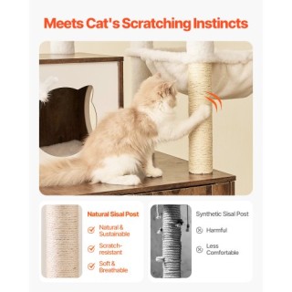 VEVOR Μεγάλο Δέντρο Γάτας & Κρυψώνα Λεκάνης 2-σε-1 Πύργος Γάτας Εσω... VEVOR Μεγάλο Δέντρο Γάτας & Κρυψώνα Λεκάνης 2-σε-1 Πύργος Γάτας Εσω...