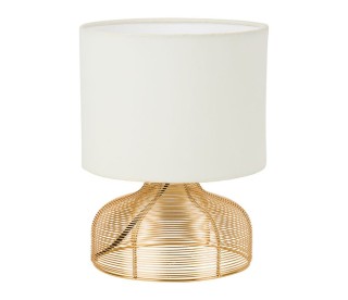 Ostaria Λάμπα Μεταλλική Lio Λευκή Χρυσή -37748