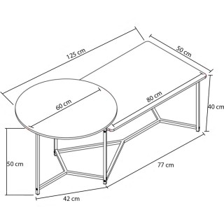 Shally Dogan Χαμηλό Τραπέζι Καφέ με 2 Ράφια Σχεδιασμού Πολυτελείας... Shally Dogan Χαμηλό Τραπέζι Καφέ με 2 Ράφια Σχεδιασμού Πολυτελείας...