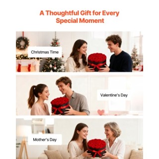 VEVOR Αιώνια Τριαντάφυλλα: 27 Κόκκινα Διατηρημένα Τριαντάφυλλα σε Κ... VEVOR Αιώνια Τριαντάφυλλα: 27 Κόκκινα Διατηρημένα Τριαντάφυλλα σε Κ...