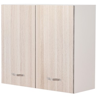 Shally Dogan  Κρεμαστό Ντουλάπι Κουζίνας Διπλής Πόρτας από Ξύλο Χρώ...