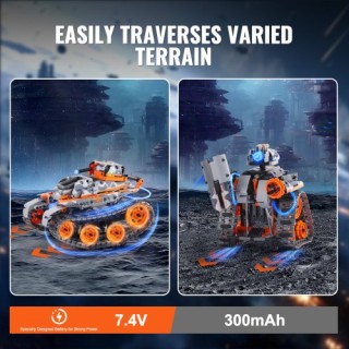 VEVOR Παιχνίδια STEM Κατασκευών για Παιδιά 5 σε 1 Αυτοκίνητο/Ρομπό... VEVOR Παιχνίδια STEM Κατασκευών για Παιδιά 5 σε 1 Αυτοκίνητο/Ρομπό...